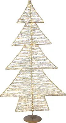 Produktbild von LED Tannenbaum silber - ca. 65 cm