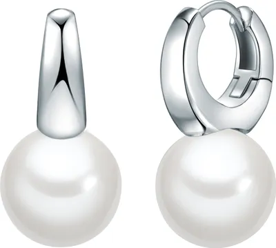 Produktbild von Yokoamii Perlen-Creolen Messing Muschelkernperle 50020065