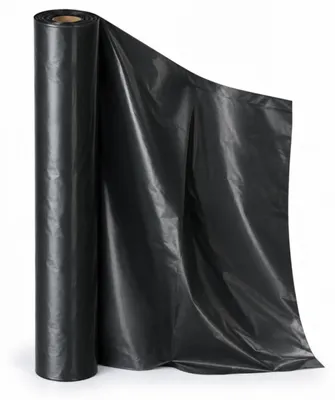 Immagine prodotto di 100m² Pellicola da costruzione tipo 150 nera 4m x 25m Pellicola protettiva Pellicola di copertura Telone