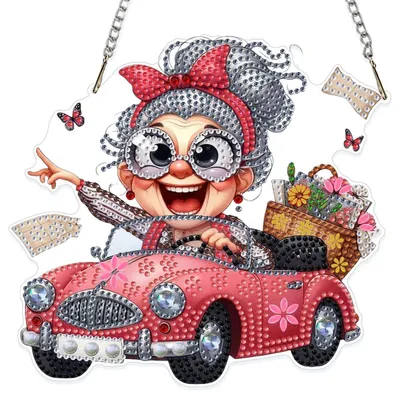 Image de Tableaux décoratifs en strass pour fenêtres, double face, avec chaîne, idéaux pour les cadeaux et la décoration
