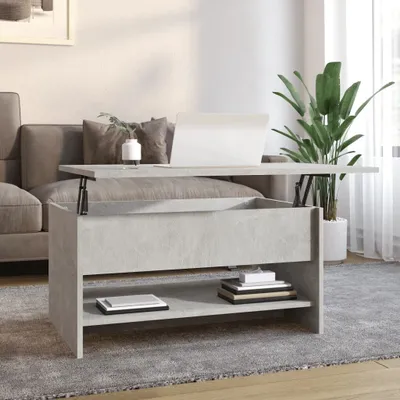 Produktbild von vidaXL Couchtisch Betongrau 80x50x40 cm Holzwerkstoff - Couchtisch - Couchtische - Beistelltisch - Sofatisch