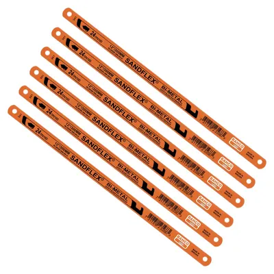 Imagen del producto de Juego de hojas de sierra para metal, de 6 piezas, de 300 mm, para cortes precisos