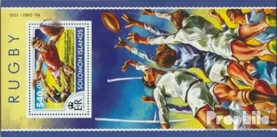 Produktbild von Briefmarken Salomoninseln 2015 Mi Block 430 (kompl. Ausg.) postfrisch Rugby