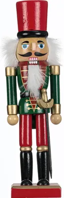 Produktbild von 25cm Holz Nussknacker Mr.Weihnacht