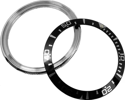 Produktbild von Jaguar Saphire Uhrenlünette  silbern/schwarz Registerring > J860 J886