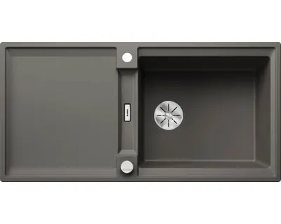 Produktbild von BLANCO ADIRA XL 6 S-F Einbauspüle SILGRANIT vulkangrau ab 60 cm mit Ablauffernbedienung, mit Zubehör - inkl.