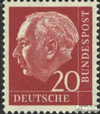 Produktbild von Briefmarken BRD (BR.Deutschland) 1960 Mi 185y Lumogen gestempelt Bundespräsident Heuss (I)