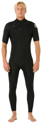 Obrázek produktu pro Rip Curl Dawn Patrol 22, neoprenový oblek s krátkými rukávy, s zipem na hrudi, černý, pánský, velikost MS
