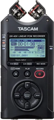 Image de Tascam DR-40X - portable digital recorder with USB interface  2 x stereo recording