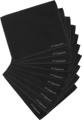 Produktbild von styleBREAKER Microfaser Putztuch Set, 10 Stück, Reinigungstuch für Brillen, Smartphone Displays und Objektive 09020074