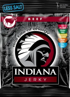 Produktbild von Indiana Beef Jerky Natural 10 x 25g (Display)