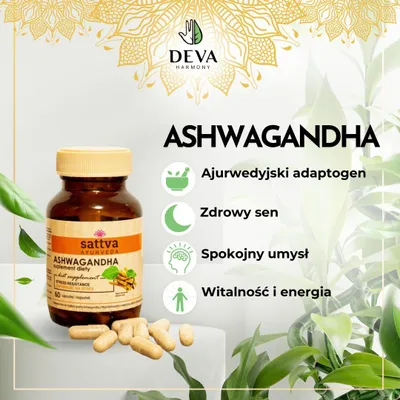Produktbild von Sattva Ashwagandha 60 Kapseln