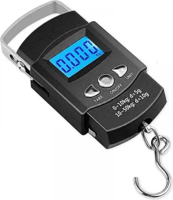 Produktbild von Elektronische Gepäckwaage 1 Stück, LCD-Display, Tragbare Reisewaage Bis 50 Kg, Für Koffer Und Rucksäcke