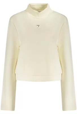 Obrázok produktu pre Guess Jeans Damen Weisses Sweatshirt Mit Reissverschluss