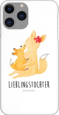 Produktbild von Mr. & Mrs. Panda Iphone 11 Pro Handyhülle Fuchs Mama - Weiß - Geschenk, Tochter, Schoß, Mutter, Muttertag, Handy Case, Premium Kunststoff