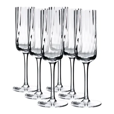 Zdjęcie produktu dla Kondela Kieliszek do szampana (6 szt.) Granity Typ 1 220 ml - przezroczysty