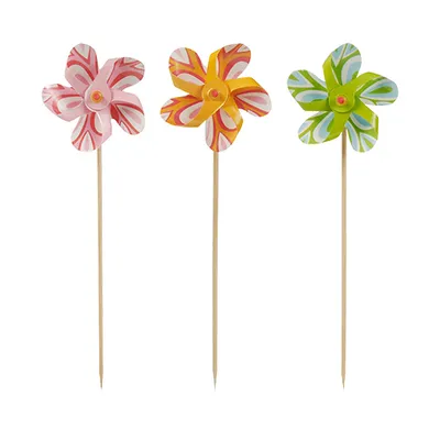 Produktbild von Deko-Picker 17,5 cm farbig sortiert "Windmühle"