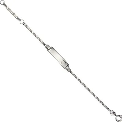 Produktbild von V Armband 925/- Sterling Silber 14cm weiß 301260054