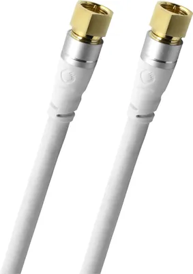 Produktbild von OEHLBACH Antenna Link F, 1 m, F-Typ, F-Typ, Weiß