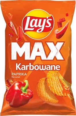 Obrázok produktu pre Lay's Max zemiakové lupienky s príchuťou papriky 120 G