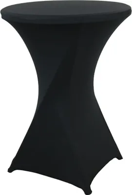Produktbild von 30"-32" x 43" Cocktailtischdecken Stretch-Elasthan-Cocktailtischabdeckung Stoff für Hochzeit, Bankett und Party