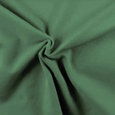 0,5m Baumwoll-Jersey uni Meterware Jersey-Stoff graugrün