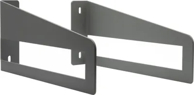 Produktbild von Natural Goods Berlin Regalhalter DAHLEM, schwerlast Regalträger, Regalstütze, Wandregal, Schweberegal für Küche und Büro in Grau, 225mm Tiefe, 2 Stück