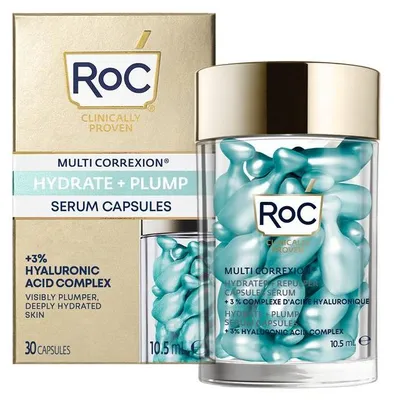 Productafbeelding van Roc Multi Correxion Hydrate+Plump Serum Capsules (30 stuks)