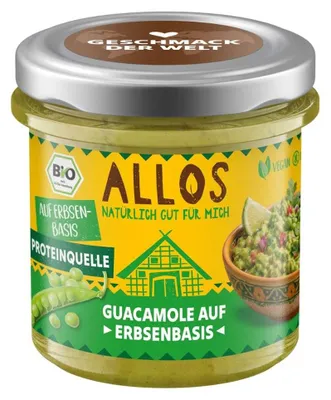 Produktbild von PASTA MIT KANNAHALS-PROTEIN, GUACAMOLE-GESCHMACK, GLUTENFREI, , 140 g - ALLOS