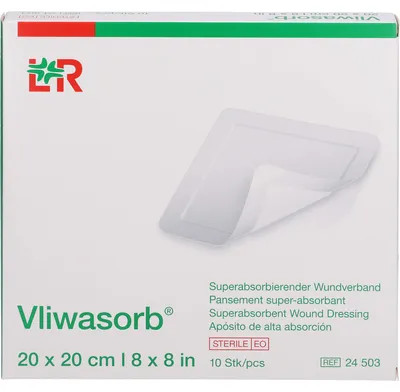Zdjęcie produktu dla Superchłonny opatrunek na rany Vliwasorb, 10 sztuk VER