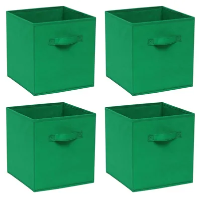 Image de Boîtes de rangement pliables, lot de 4, pour l'organisation de la maison