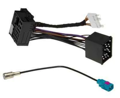 Zdjęcie produktu dla Adapter wtyczki kabla do radia BMW BM24 do płaskich pinów monitora BM54