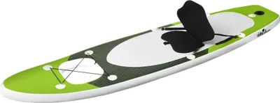 Produktbild von vidaXL SUP-Board-Set Aufblasbar Grün 300x76x10 cm