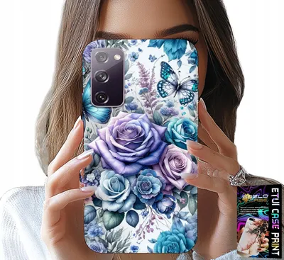 Obrázok produktu pre Puzdro Pre Samsung Galaxy S20 Fe - Kvetinové Vzory Ruží + Sklo
