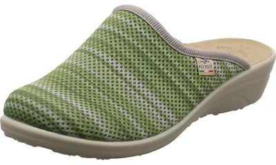 Produktbild von Fly Flot Damen Hausschuhe Pantoffeln, Größe:42 EU, Farbe:Grün