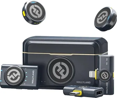 Produktbild von HOLLYLAND Lark M2 Combo Kompakt-Lavalier-Mikrofon