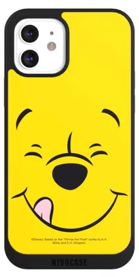 Produktbild von NIVOCASE Handyhülle für Apple iPhone 12  Hülle NIVOpure Case Schwarz Disney Offizielles Lizenzprodukt Winnie Puuh