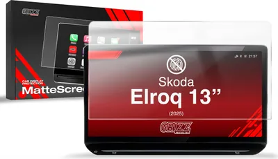 Produktbild von Matte Autodisplayfolie für Skoda Elroq 13" (2025), Grizz Protector