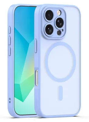 Obrázok produktu pre TelForceOne Mag Matt, Ochranný obal, Apple, iPhone 16 Pro, 16 cm (6.3"), svetlo modrá