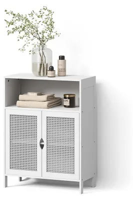Image de Meuble salle de bain Livinity Mincio Blanc 60x80cm avec 2 portes, Model 62549