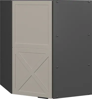 Zdjęcie produktu dla Szafka wisząca narożna Vicco Fame-Line GreyBeige 57 cm, Model 50282