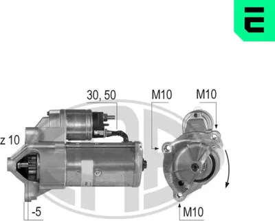 Produktbild von ERA 220363A Starter Anlasser 2,2kW für FIAT DUCATO Pritsche/Fahrgestell (230) 12V