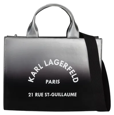 Obrázek produktu pro Karl Lagerfeld, kabelka Cabas Carré, černá, s přechodovým barevným efektem