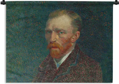 Produktbild von MuchoWow® Wandteppich Wandbehang Kunst - Van Gogh - Alte Meister - Selbstporträt 150x112.50 cm Tapisserie Dekoration Wandtuch - Wanddecke - Wandteppiche