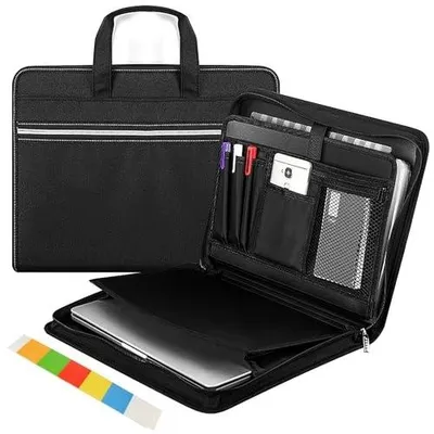 Zdjęcie produktu dla Teczka dokumenty A4 organizer 13 przegródek zamek biuro szkoła
