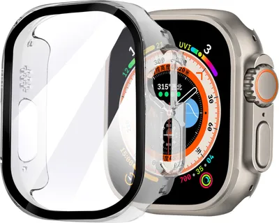 Produktbild von Strap-it Apple Watch Ultra Hard Case mit Glass 49mm (Transparent)