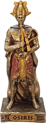 Produktbild von Ägyptischer Gott Osiris, Miniatur, bronziert/coloriert