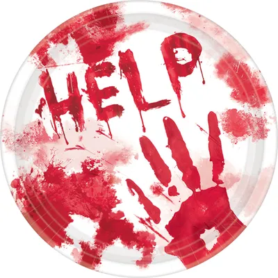 Produktbild von 10 Teller Bloody Good Time Halloween 23cm