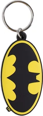 Obrázok produktu pre Batman - Bat Signal PM1042 prívesok na kľúče (jedna veľkosť) (čierna/žltá)