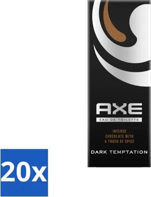Produktbild von AXE - Eau de Toilette Spray - Dark Temptation - Schokoladenduft - Verführerisch - 100 ml - Vorteilspack - 20 Stücke